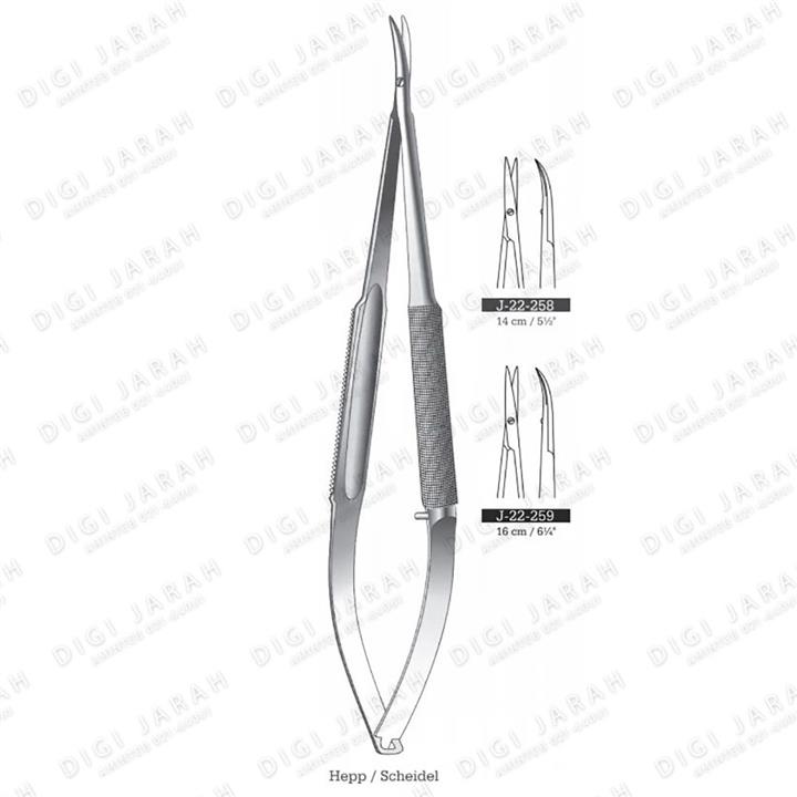 قیچی میکرو فنری کرو J-22-258 surgicon 14cm